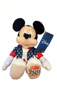 Disney Parks Mickey Happy 250th Independence Day Plush New with Tag