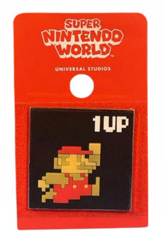 Universal Studios Super Nintendo World Mario Kart 1 UP Pin New With Card