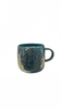 Disney Parks Mickey Icon Blue Iridescent Ceramic Coffee Mug New