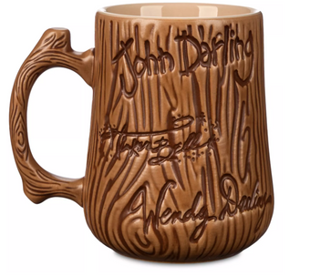 Disney Parks 70th Peter Pan Signatures 15oz Coffee Mug New