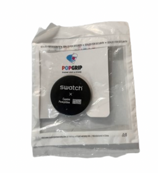 Swatch x Centre Pompidou Collection Popsockets Pop Grip and Stand Black New