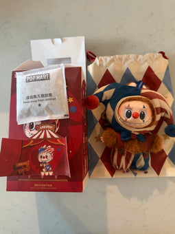 Pop Mart Labubu The Monsters Why So Serious Juggling Clown Vinyl Plush New