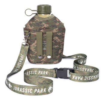 Universal Studios Jurassic Park Camo Canteen Bottle New With Tag