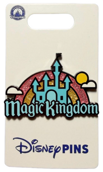 Disney Parks 2026 WDW Icon Magic Kingdom Rainbow Pin New With Card