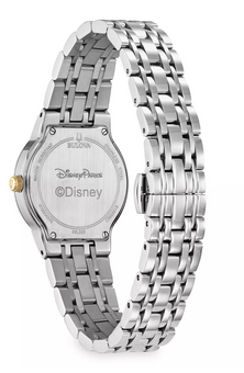 Disney Parks Minnie Mouse Stainless Steel Quartz Watch by Bulova New With Box