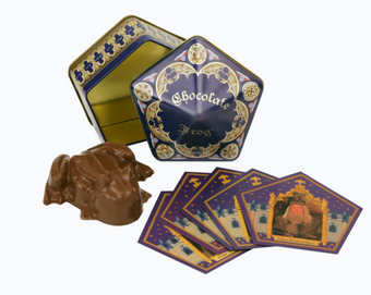 Universal Studios Harry Potter Chocolate Frog & 5 Wizard Cards New With Tag
