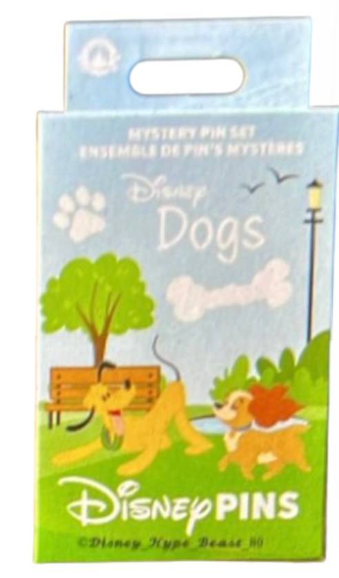 Disney Parks Dogs at the Park Mistery Pin Set Blind Selection Pin New with Card