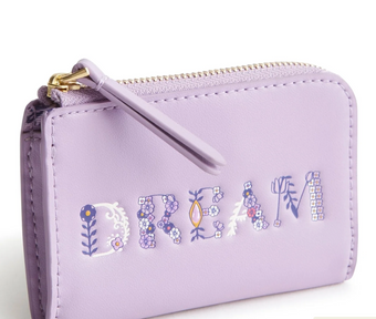 Vera Bradley Disney Dream Zip Card Pouch New With Tag