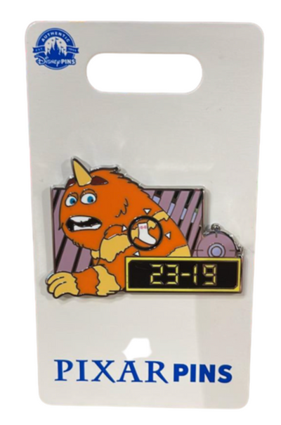 Disney Parks Pixar Shooting Monster Pin New with Card