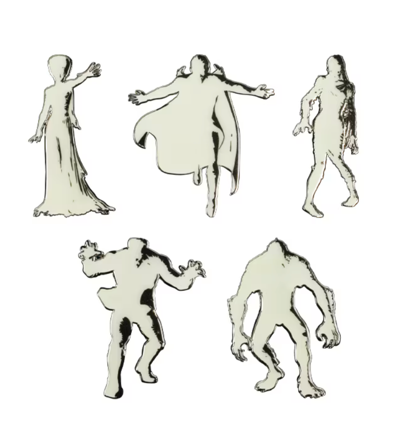 Universal Studios Dark Universe Monsters Pin Set New With Tag