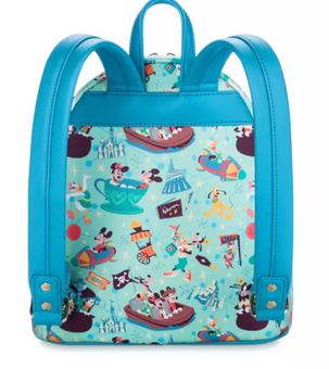 Disney Parks Mickey and Friends Play in the Park Loungefly Mini Backpack New