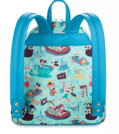 Disney Parks Mickey and Friends Play in the Park Loungefly Mini Backpack New
