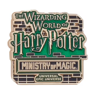 Universal Studios Ministry of Magic Pin New With Tag