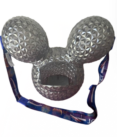 Disney Parks EPCOT Spaceship Earth Mickey Balloon Light-up Popcorn Bucket New