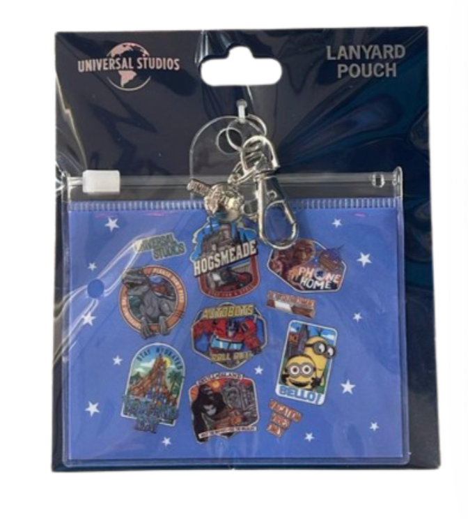 Universal Studios Lanyard Pouch E.T. Jurassic World Hogsmeade New With Tag