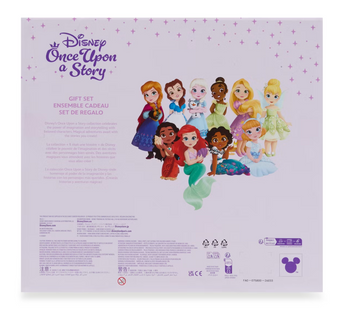 Disney Parks Once Upon a Story Mini Doll Gift Set Anna Elsa Rapunzel Ariel Belle