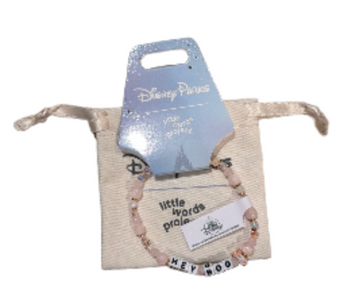 Disney Parks Halloween Hey Boo Ghost Bracelet by Little Words Project New W Tag