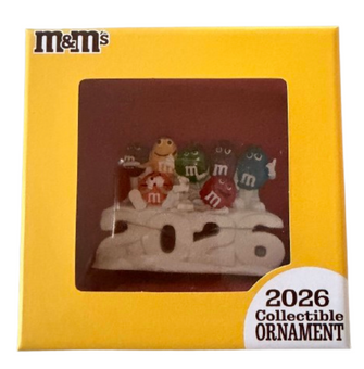 M&M's World 2026 All Characters Collectible Christmas Ornament New with Box