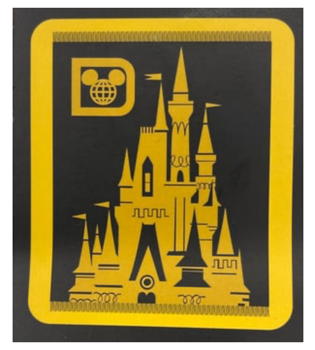 Disney Parks Cinderella Castle WDW Throw Plaid Blanket Black  display picture 3
