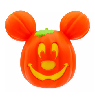 Disney Parks Mickey Large Light-Up Pumpkin Jack-o'-Lantern New With Tag