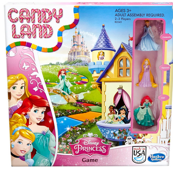 Disney Hasbro Gaming Candy Land Disney Princess Edition Board Game Toy New W Tag