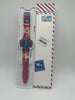 Swatch Destination Greetings from Moscow Evening Ring Watch Never Worn New Case