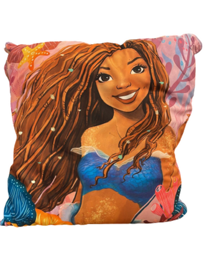 Disney The Little Mermaid Live Action Film Pillow and Blanket Set New with Tag