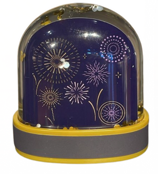 Disney Parks WDW Castle Collection Plastic Snow Globe New with Tag