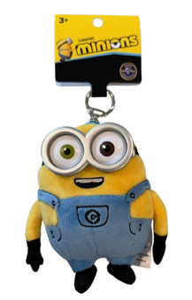 Universal Studios Despicable Me Minions & Monsters Bob Plush Keychain New W Tag