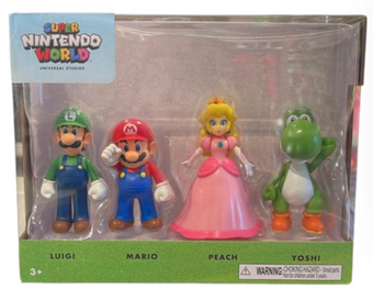 Universal Studios Super Nintendo World Luigi Mario Figurine Set New With Tag