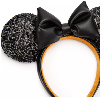 Disney Parks Minnie Mouse Halloween Ear Headband for Adults New with Tag