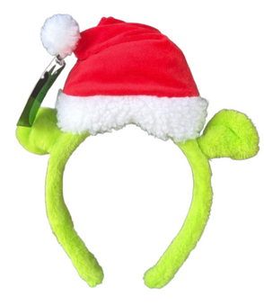 Universal Studios Shrek Christmas Hat Headband Plush New With Tag