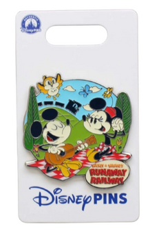 Disney Parks Mickey & Minnie Mouse Runaway Railway Pin New with Tag