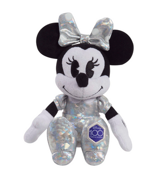 Disney Disney 100 Celebration Platinum Accents Minnie Plush New with Tag