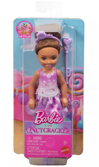 Barbie in the Nutcracker Chelsea Lavender Ballerina Doll Toy New With Tag