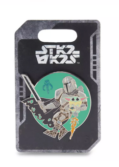 Disney Parks Din Djarin and Grogu Pin – Star Wars: The Mandalorian and Grogu New