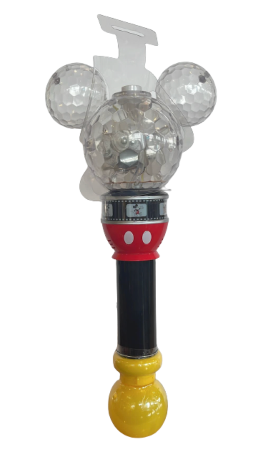 Disney Parks Mickey Movie Strip Light Up Bubble Wand New with Tag