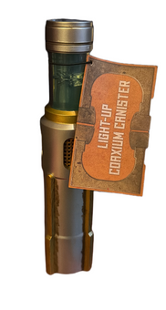 Disney Parks Star Wars Galaxy's Edge Light-Up Coaxium Canister Replica New W Tag