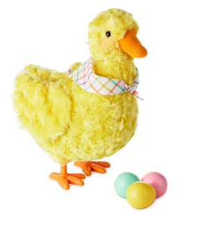 Hallmark Easter Egg-Laying Duck Singing Plush New with Tag