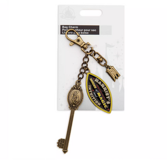 Disney Parks Haunted Mansion Live Action Movie Keychain with Charms New