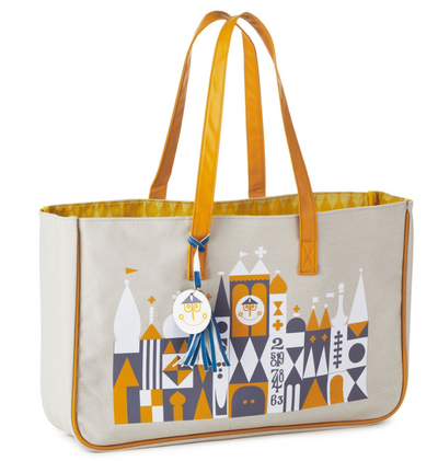 Hallmark Walt Disney World 50th it's a small world Canvas Tote Bag New With Tag