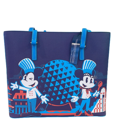 Disney EPCOT Food & Wine 2023 Mickey Minnie Chef Dooney & Bourke Tote Bag New