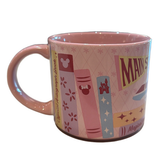 Disney Parks Main Street Monorail Magic Bookshelf Coffee Mug New with Tag