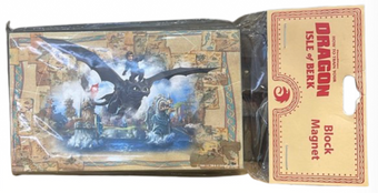 Universal Studios How To Train Your Dragon Hiccup & Toothless Block Magnet New