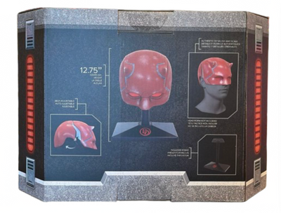 Disney Parks Marvel Daredevil Mask Authenic Scale Display Stand New With Box