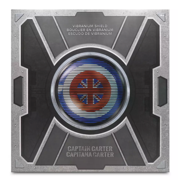 Disney Parks Marvel Hero Relic Captain Carter Shield Limited Release New W Box