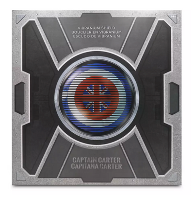 Disney Parks Marvel Hero Relic Captain Carter Shield Limited Release New W Box