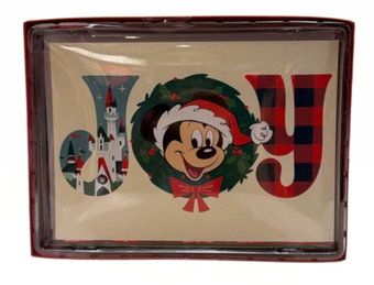 Disney Parks Santa Mickey Mouse Holiday Greeting Cards Joy New With Box