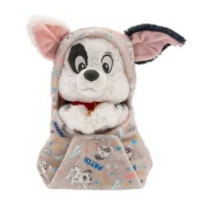 Disney Parks 101 Dalmatians Patch Babies Plush in a Blanket Pouch New With Tag