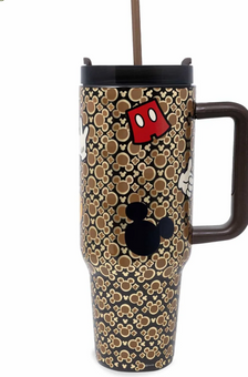 Vera Bradley Disney Mickey Mouse Stainless Steel XL Tumbler Handle New With Tag
